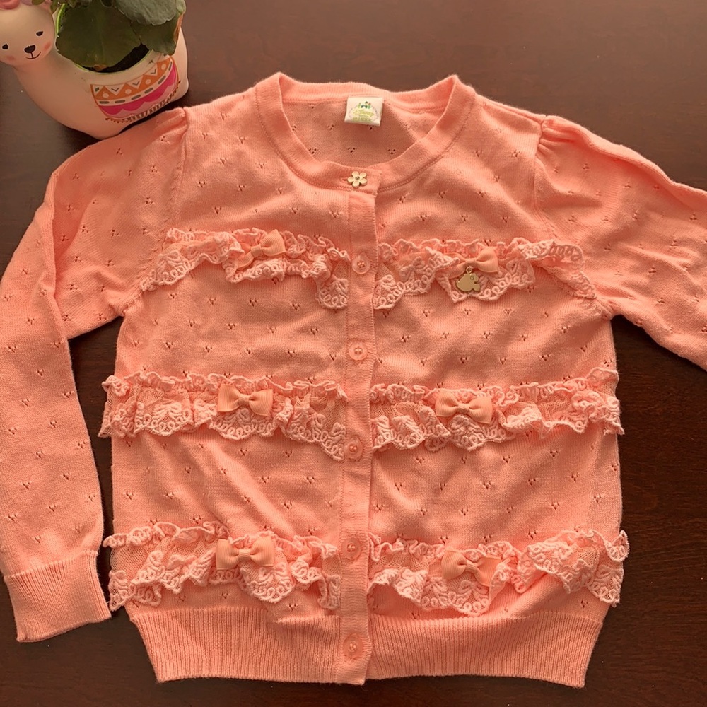 3-4 Years Old Apricot Cardigan.